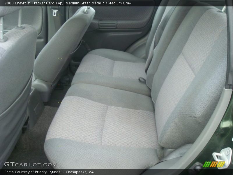 Medium Green Metallic / Medium Gray 2000 Chevrolet Tracker Hard Top