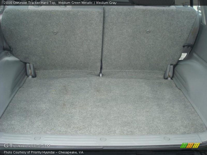 Medium Green Metallic / Medium Gray 2000 Chevrolet Tracker Hard Top