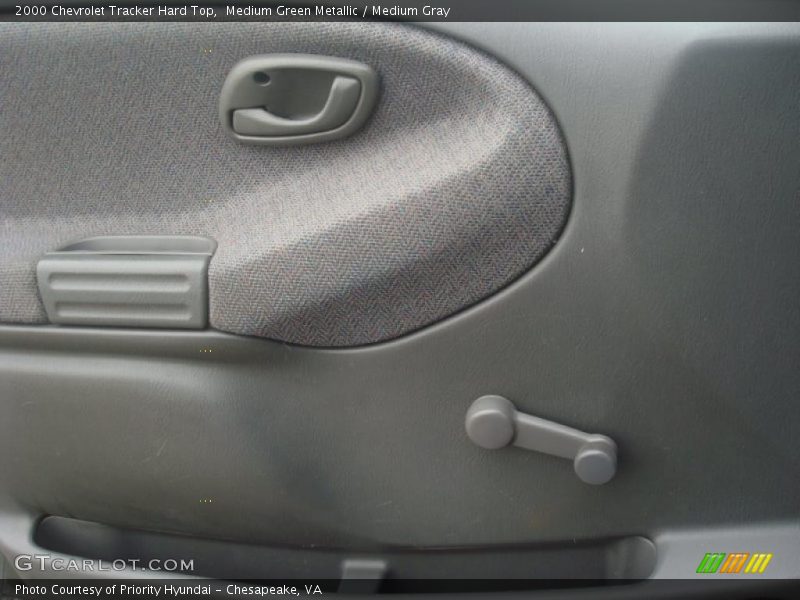 Medium Green Metallic / Medium Gray 2000 Chevrolet Tracker Hard Top