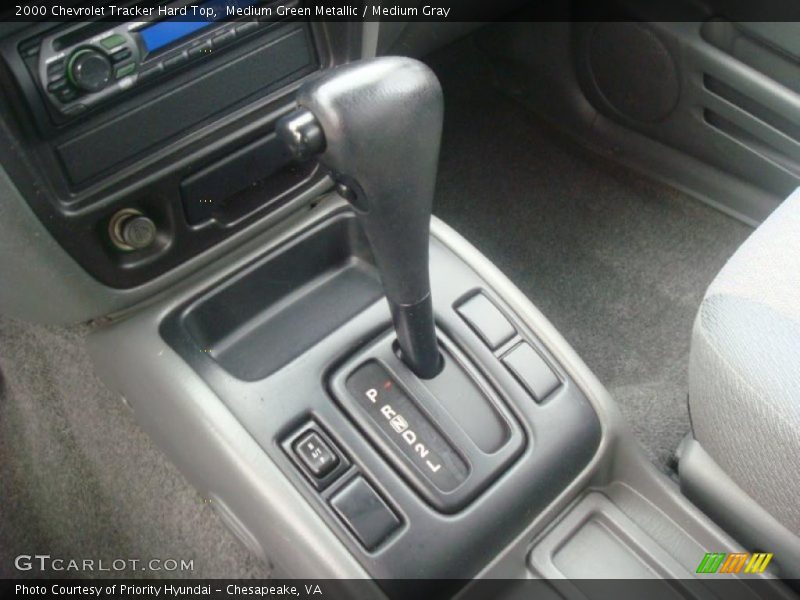Medium Green Metallic / Medium Gray 2000 Chevrolet Tracker Hard Top