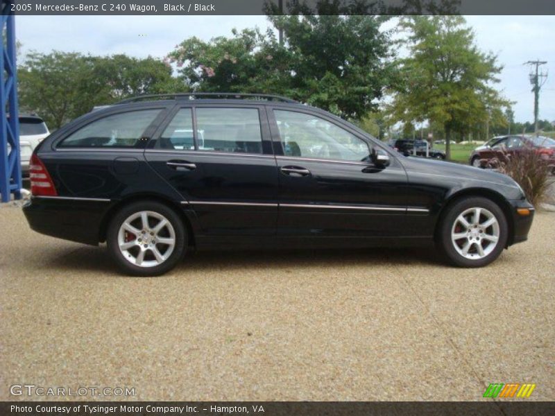 Black / Black 2005 Mercedes-Benz C 240 Wagon