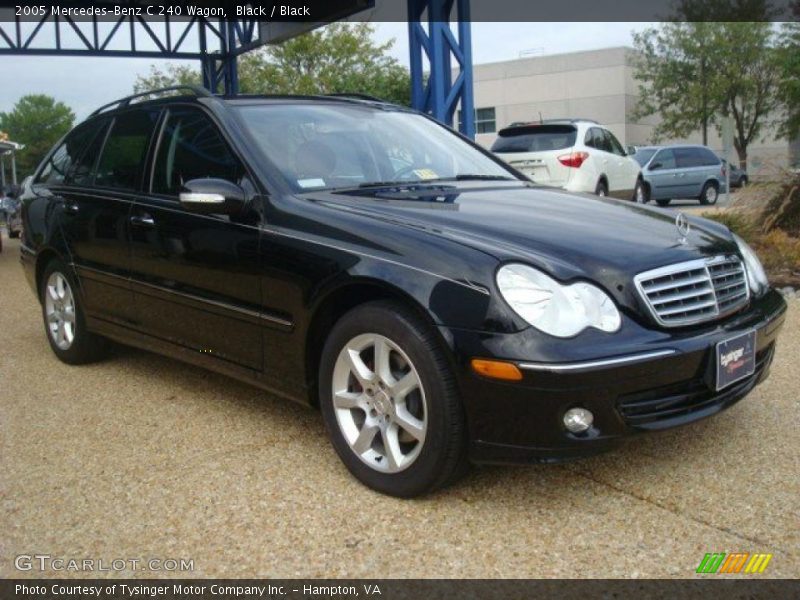 Black / Black 2005 Mercedes-Benz C 240 Wagon