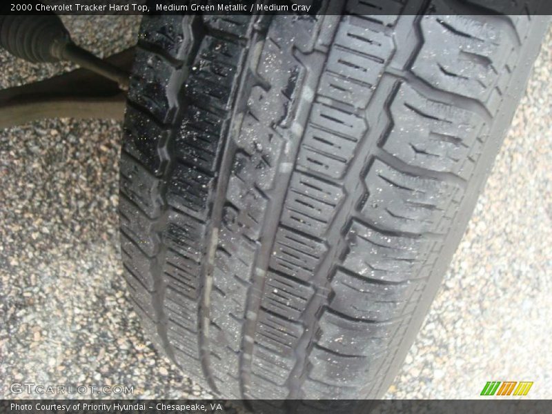 Medium Green Metallic / Medium Gray 2000 Chevrolet Tracker Hard Top