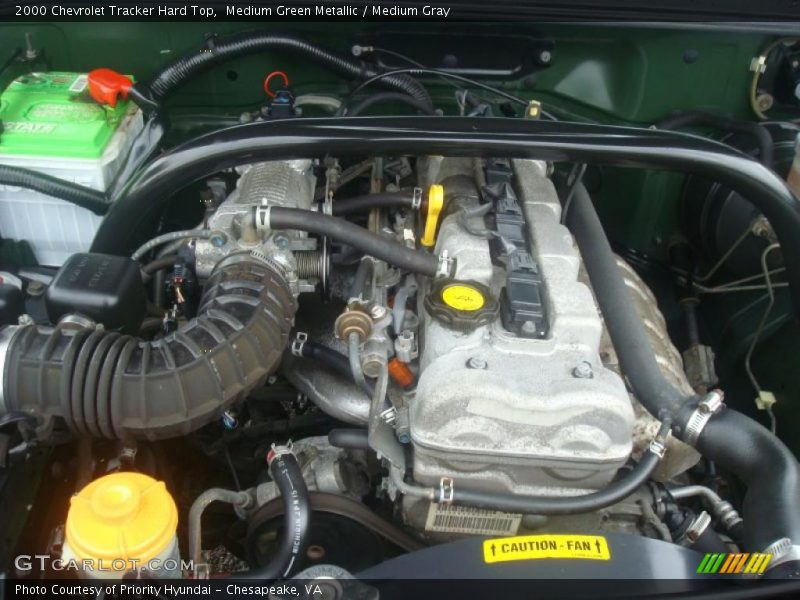  2000 Tracker Hard Top Engine - 2.0 Liter DOHC 16-Valve 4 Cylinder