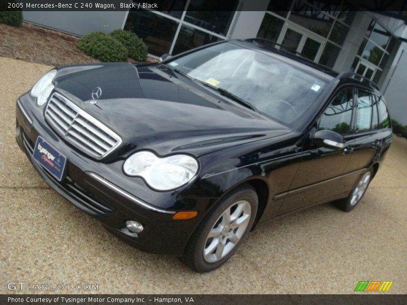 Black / Black 2005 Mercedes-Benz C 240 Wagon