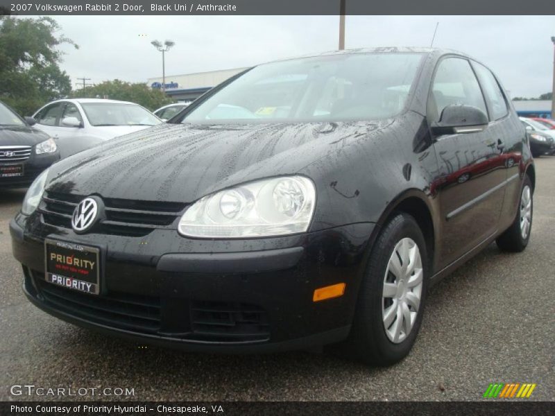 Black Uni / Anthracite 2007 Volkswagen Rabbit 2 Door