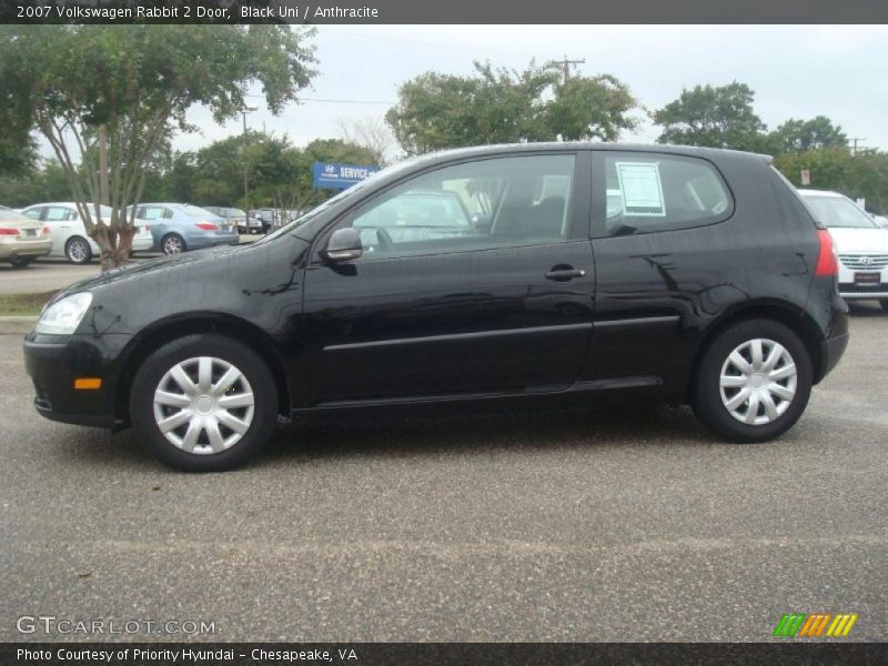 Black Uni / Anthracite 2007 Volkswagen Rabbit 2 Door
