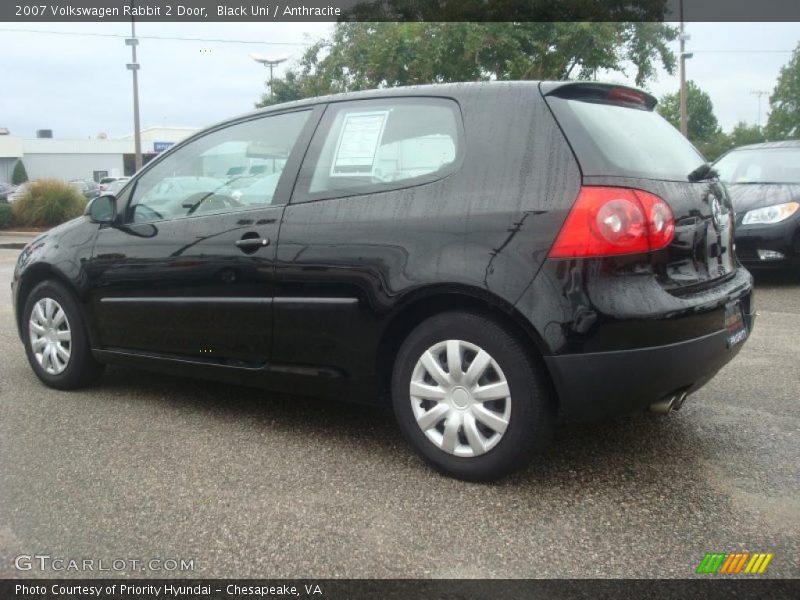 Black Uni / Anthracite 2007 Volkswagen Rabbit 2 Door
