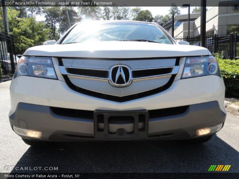 Aspen White Pearl / Parchment 2007 Acura MDX Technology