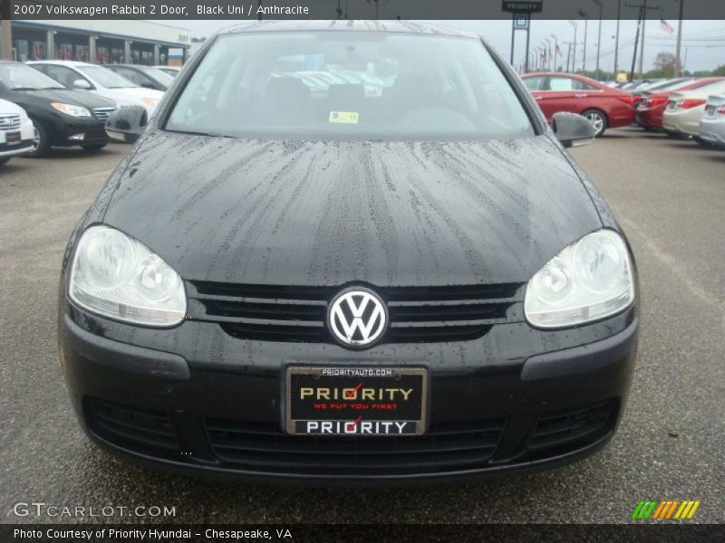 Black Uni / Anthracite 2007 Volkswagen Rabbit 2 Door