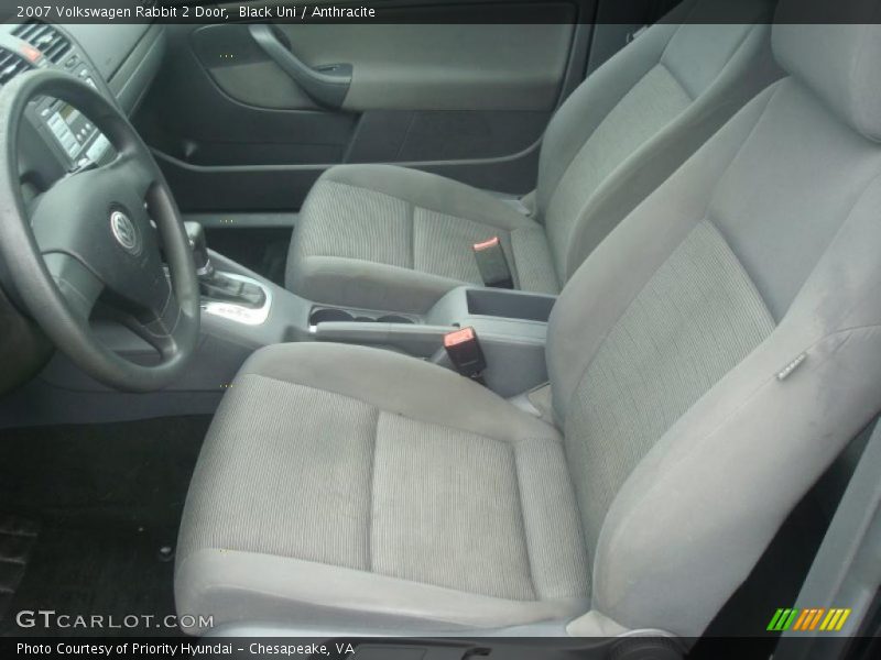 Black Uni / Anthracite 2007 Volkswagen Rabbit 2 Door