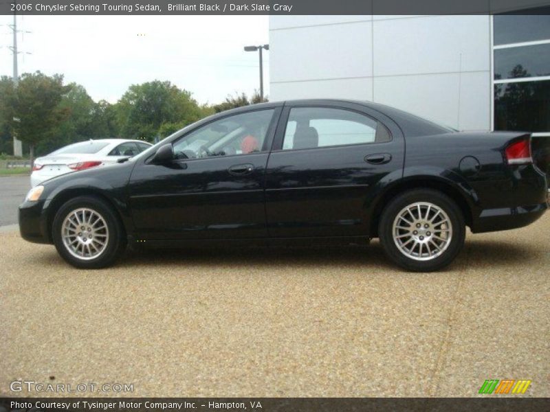 Brilliant Black / Dark Slate Gray 2006 Chrysler Sebring Touring Sedan