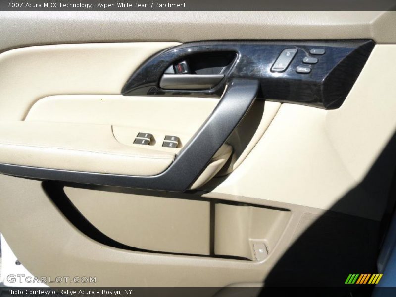 Aspen White Pearl / Parchment 2007 Acura MDX Technology