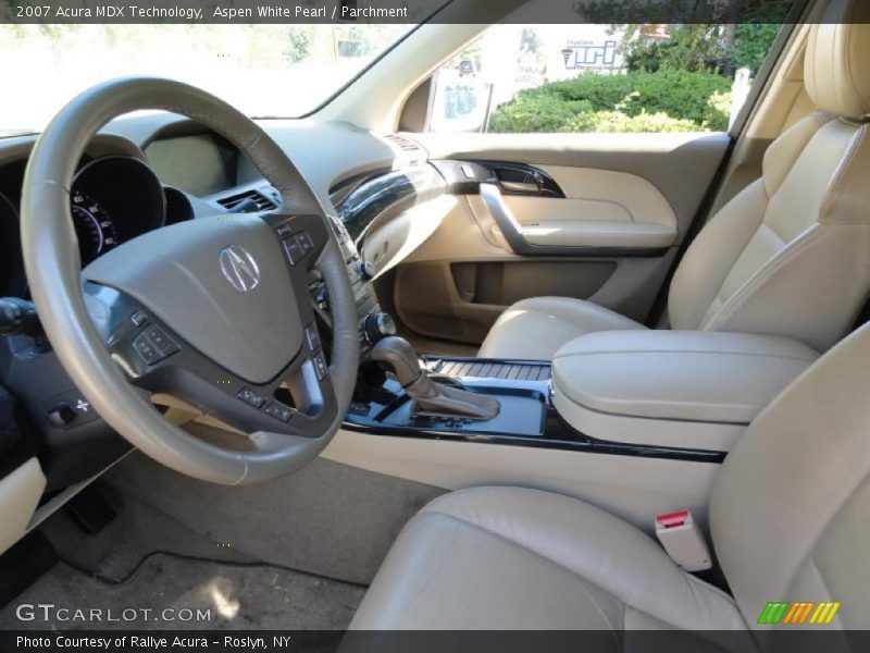 Aspen White Pearl / Parchment 2007 Acura MDX Technology