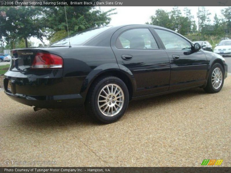 Brilliant Black / Dark Slate Gray 2006 Chrysler Sebring Touring Sedan