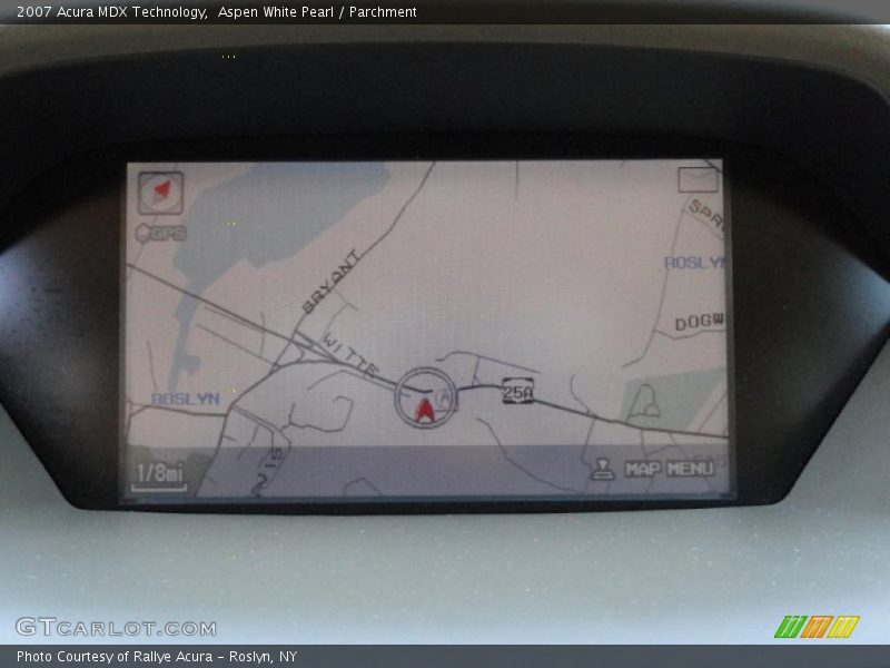 Aspen White Pearl / Parchment 2007 Acura MDX Technology