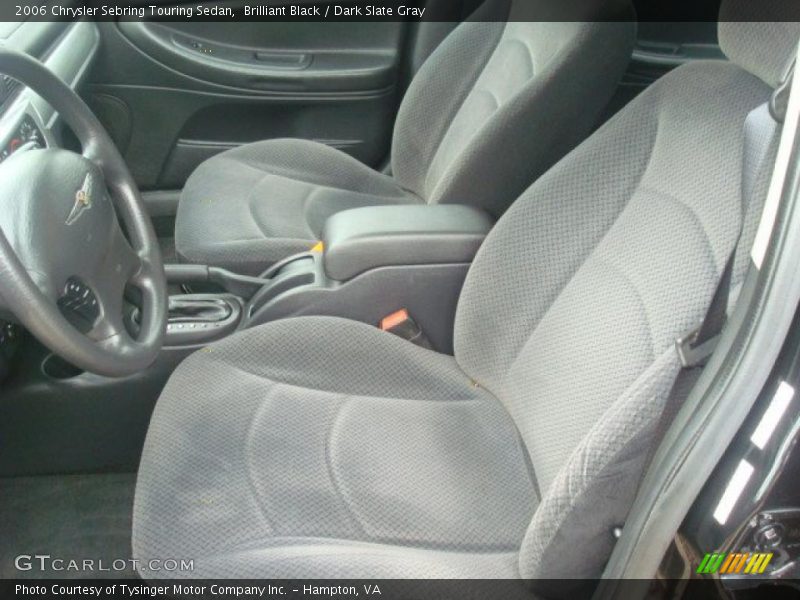 Brilliant Black / Dark Slate Gray 2006 Chrysler Sebring Touring Sedan