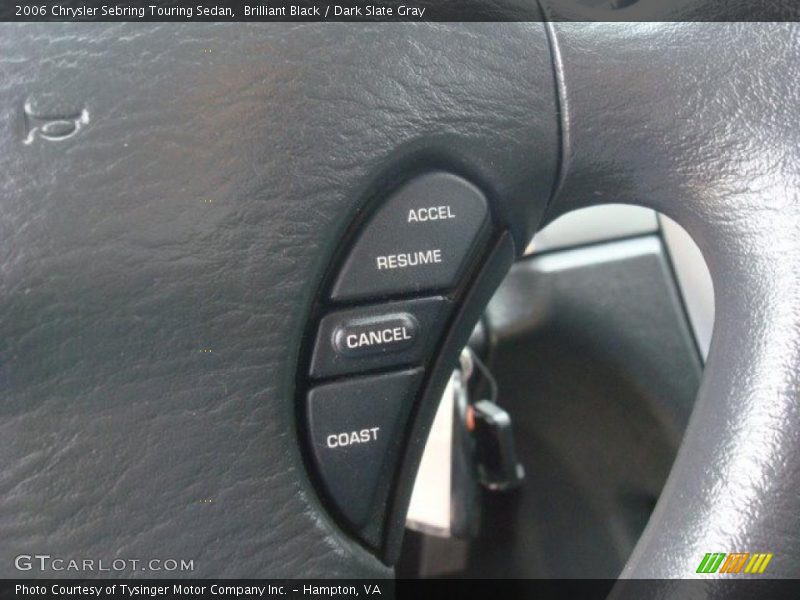 Brilliant Black / Dark Slate Gray 2006 Chrysler Sebring Touring Sedan