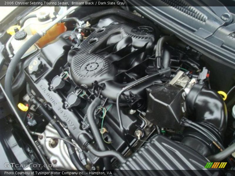 Brilliant Black / Dark Slate Gray 2006 Chrysler Sebring Touring Sedan