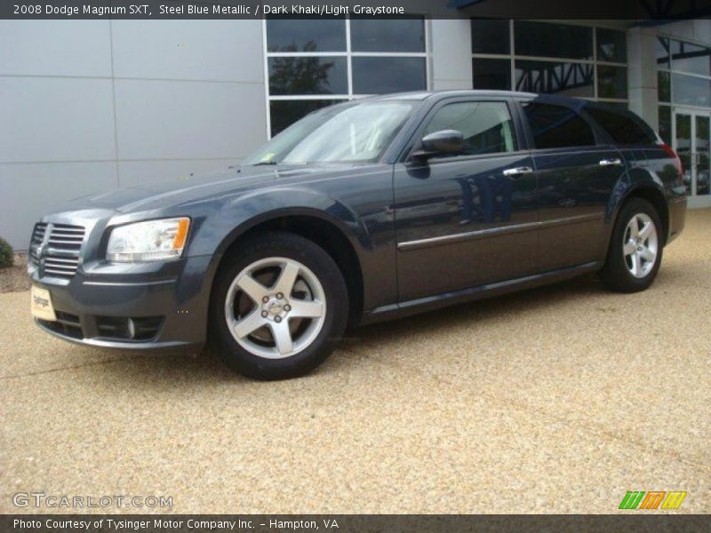 Steel Blue Metallic / Dark Khaki/Light Graystone 2008 Dodge Magnum SXT