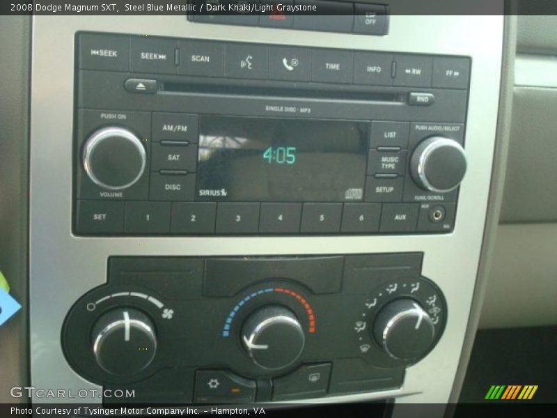 Steel Blue Metallic / Dark Khaki/Light Graystone 2008 Dodge Magnum SXT