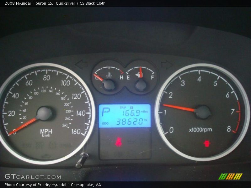 Quicksilver / GS Black Cloth 2008 Hyundai Tiburon GS