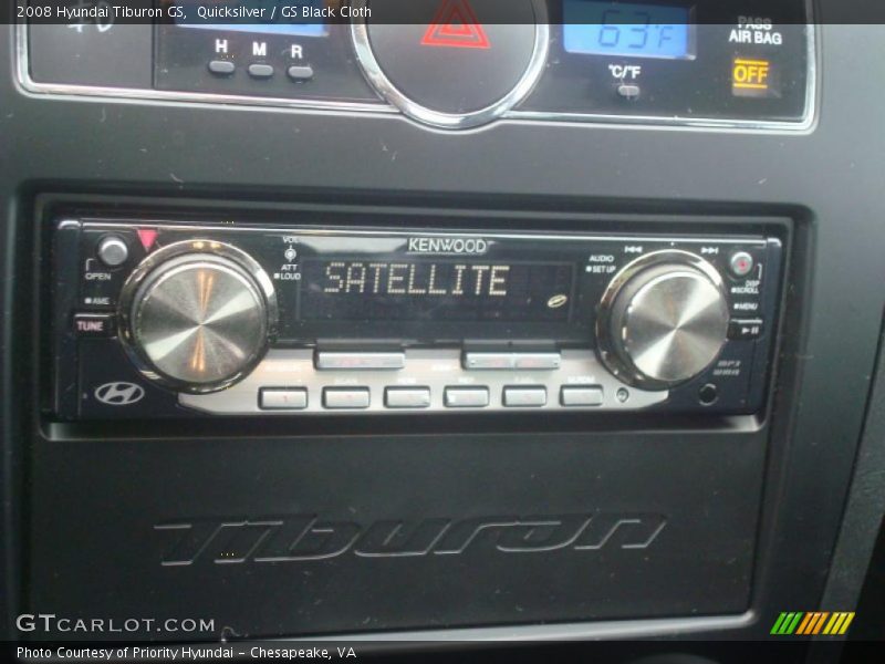 Quicksilver / GS Black Cloth 2008 Hyundai Tiburon GS