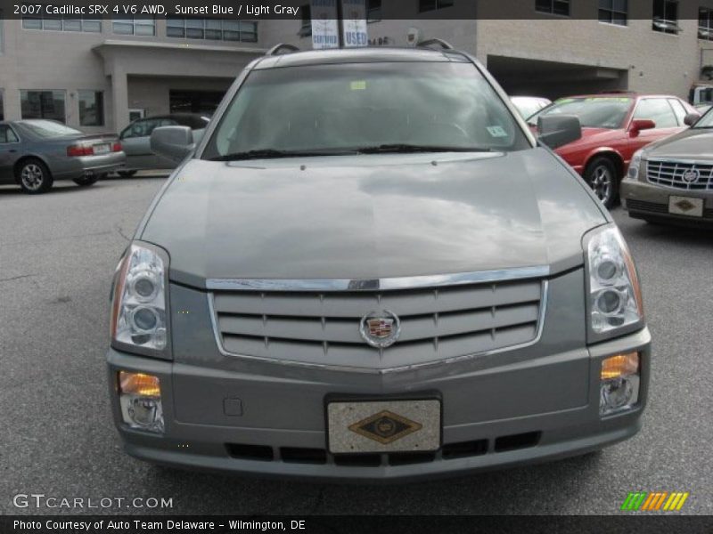 Sunset Blue / Light Gray 2007 Cadillac SRX 4 V6 AWD