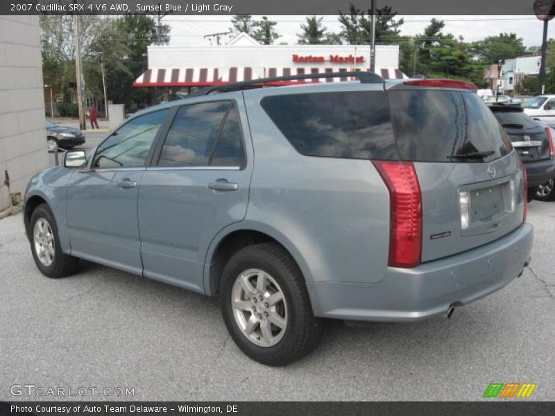 Sunset Blue / Light Gray 2007 Cadillac SRX 4 V6 AWD