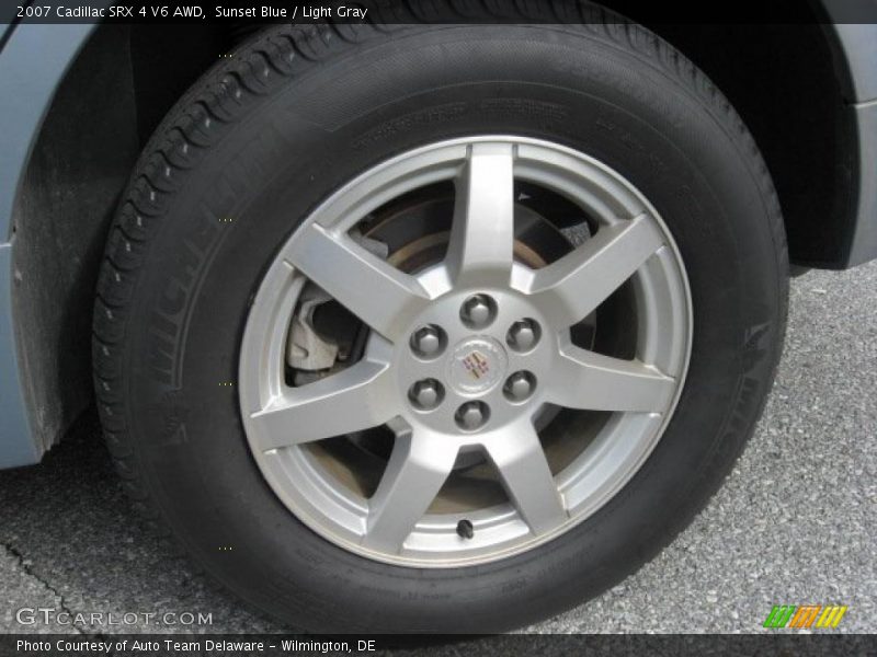 Sunset Blue / Light Gray 2007 Cadillac SRX 4 V6 AWD