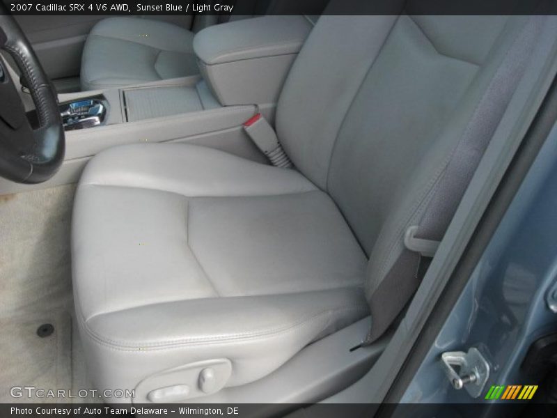 Sunset Blue / Light Gray 2007 Cadillac SRX 4 V6 AWD