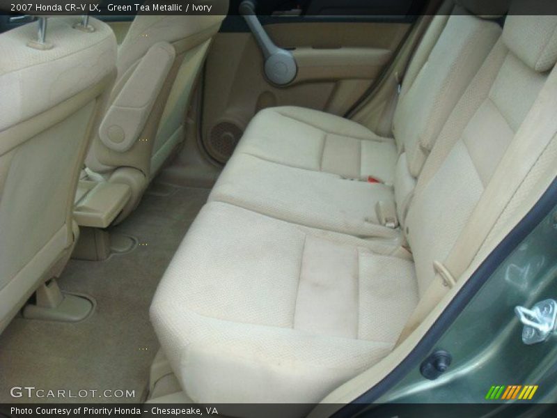 Green Tea Metallic / Ivory 2007 Honda CR-V LX