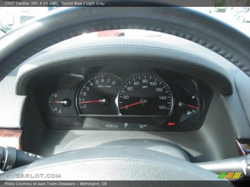 Sunset Blue / Light Gray 2007 Cadillac SRX 4 V6 AWD