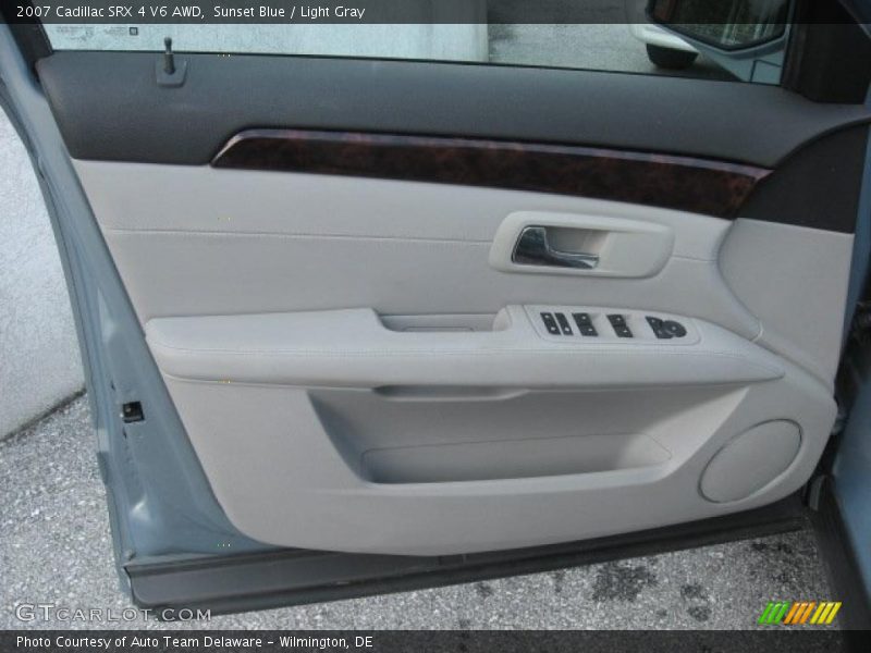 Sunset Blue / Light Gray 2007 Cadillac SRX 4 V6 AWD