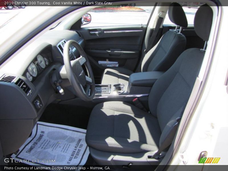Cool Vanilla White / Dark Slate Gray 2010 Chrysler 300 Touring