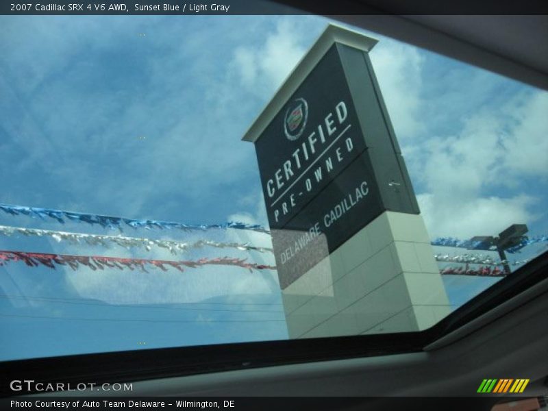 Sunset Blue / Light Gray 2007 Cadillac SRX 4 V6 AWD