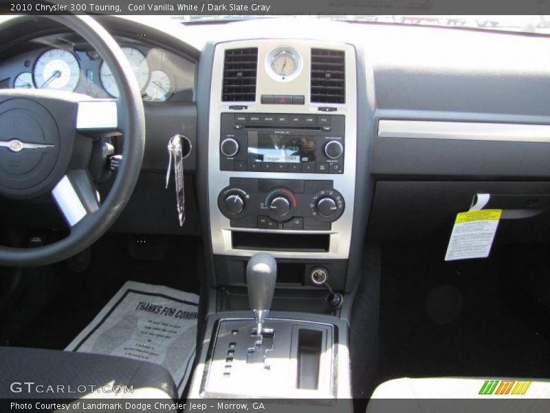 Cool Vanilla White / Dark Slate Gray 2010 Chrysler 300 Touring