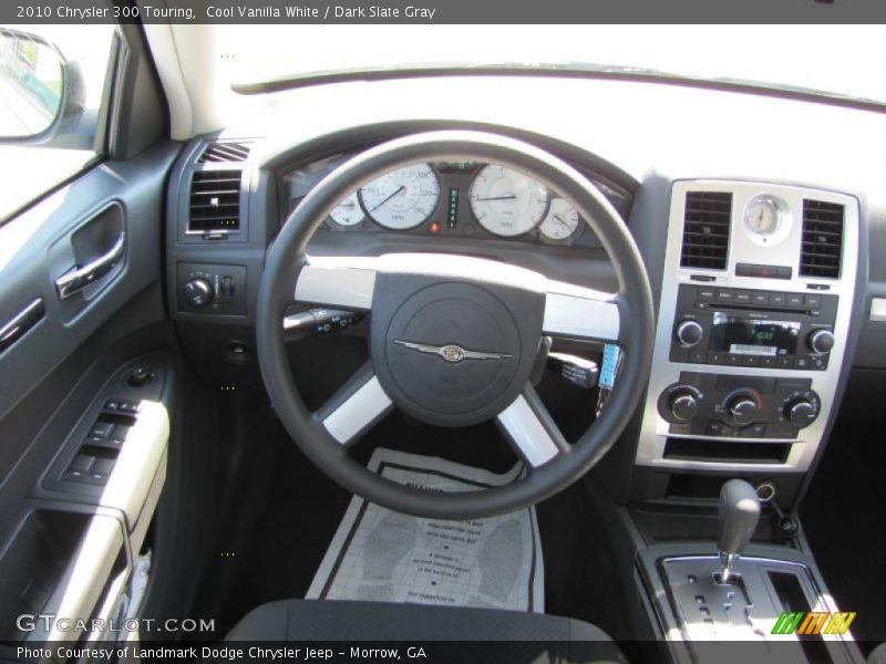 Cool Vanilla White / Dark Slate Gray 2010 Chrysler 300 Touring