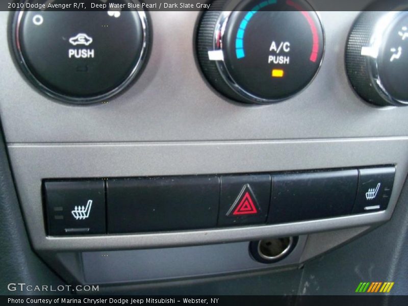 Deep Water Blue Pearl / Dark Slate Gray 2010 Dodge Avenger R/T