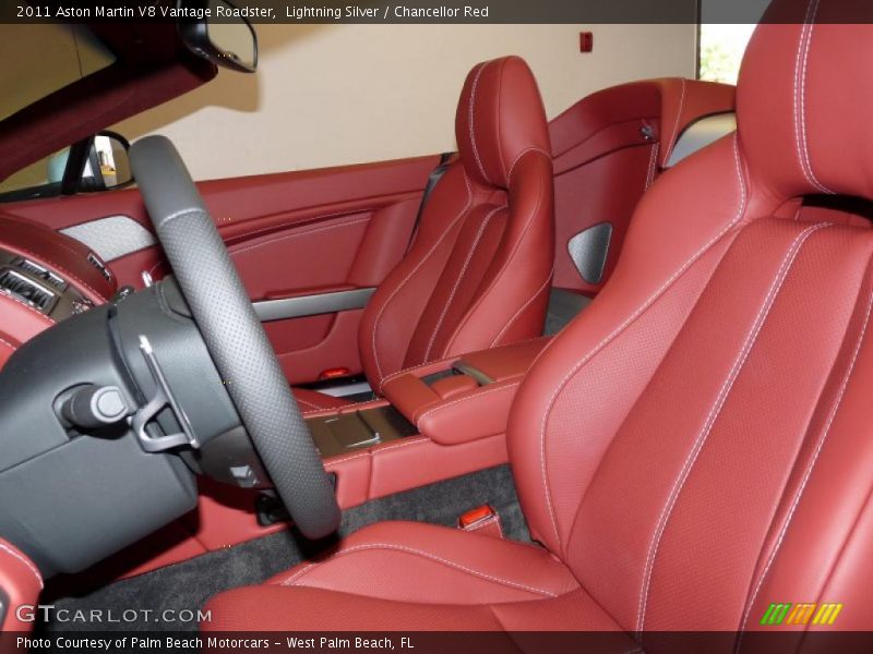  2011 V8 Vantage Roadster Chancellor Red Interior