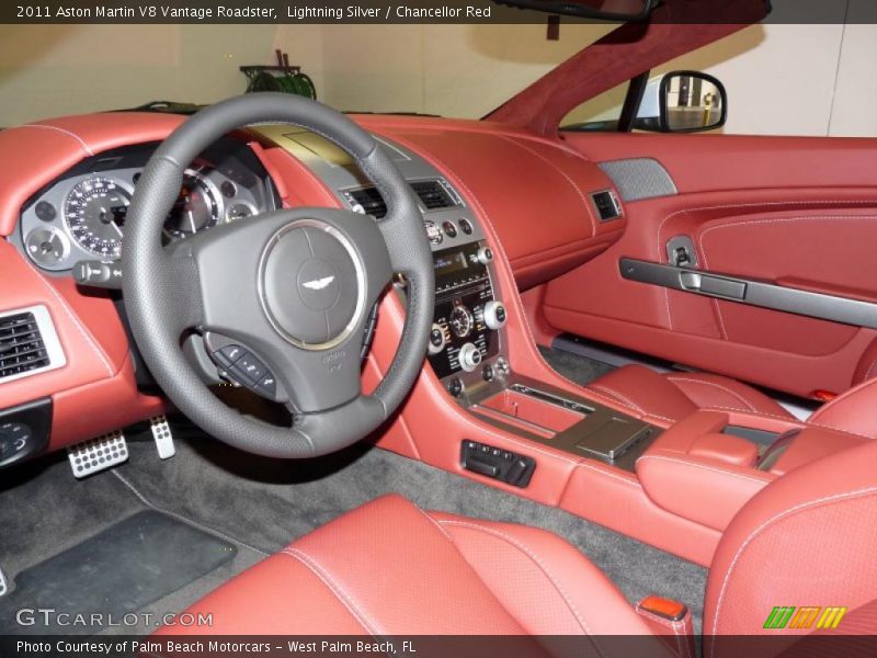  2011 V8 Vantage Roadster Chancellor Red Interior