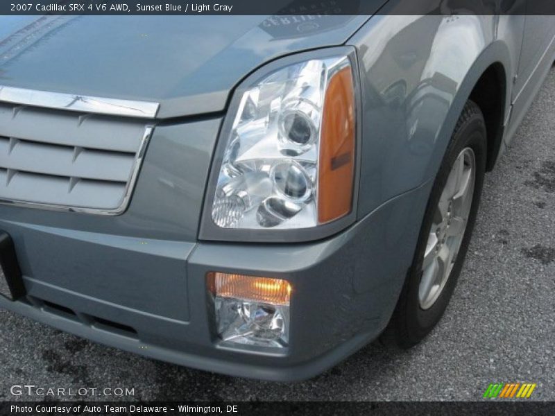 Sunset Blue / Light Gray 2007 Cadillac SRX 4 V6 AWD