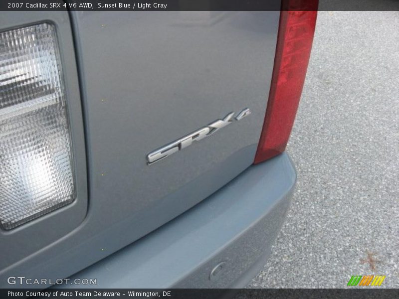 Sunset Blue / Light Gray 2007 Cadillac SRX 4 V6 AWD
