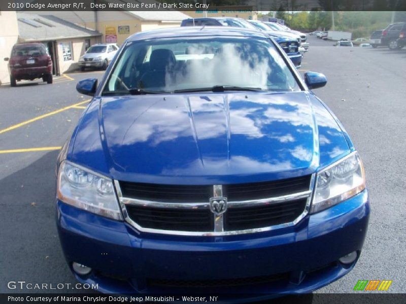 Deep Water Blue Pearl / Dark Slate Gray 2010 Dodge Avenger R/T