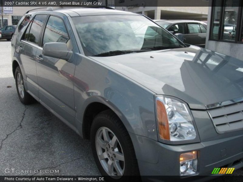 Sunset Blue / Light Gray 2007 Cadillac SRX 4 V6 AWD