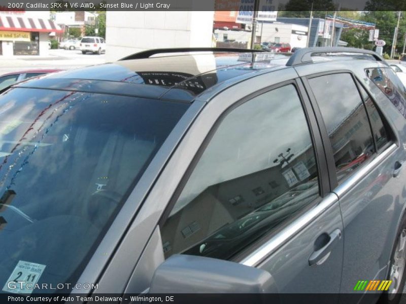 Sunset Blue / Light Gray 2007 Cadillac SRX 4 V6 AWD