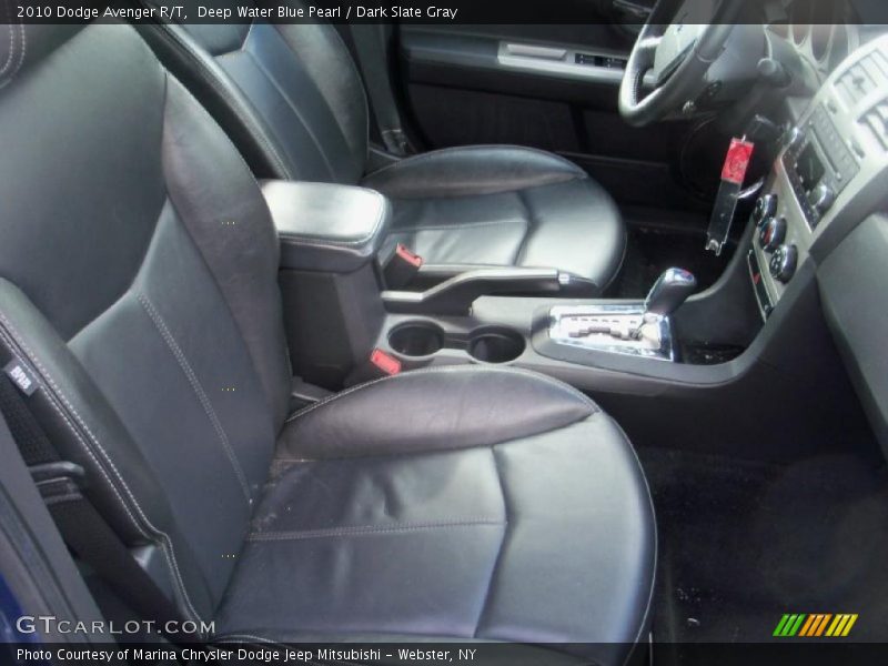 Deep Water Blue Pearl / Dark Slate Gray 2010 Dodge Avenger R/T