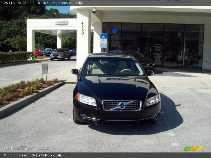 Black Stone / Sandstone Beige 2011 Volvo S80 3.2