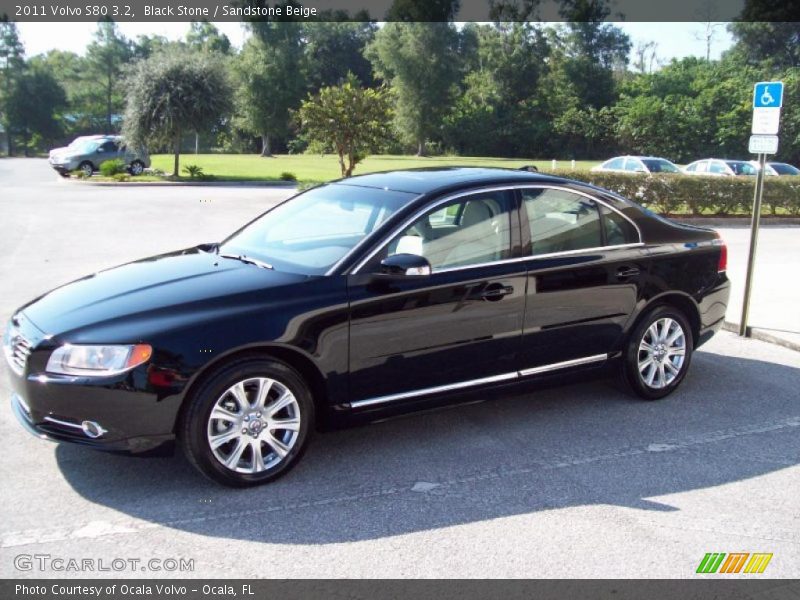 Black Stone / Sandstone Beige 2011 Volvo S80 3.2