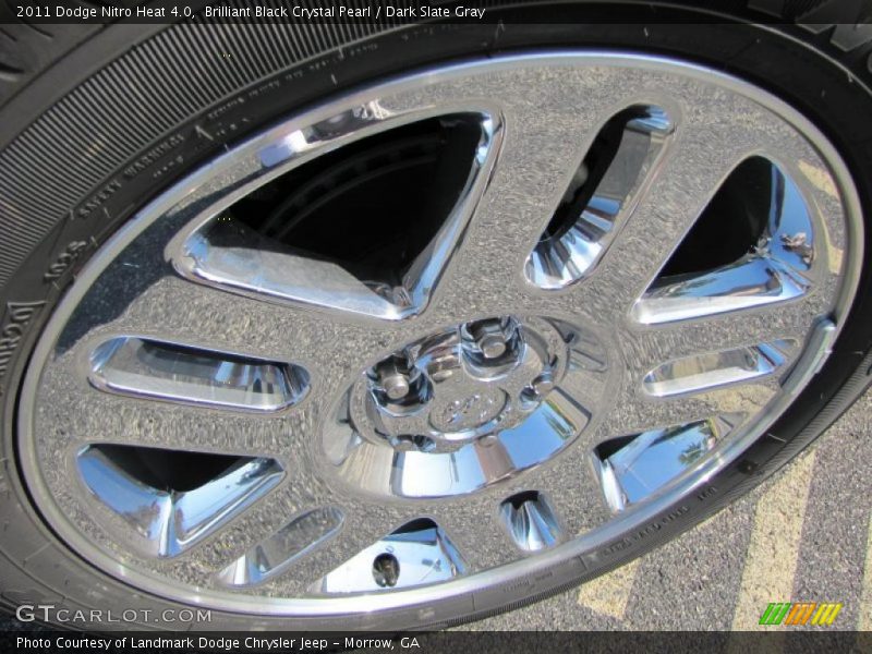 Brilliant Black Crystal Pearl / Dark Slate Gray 2011 Dodge Nitro Heat 4.0